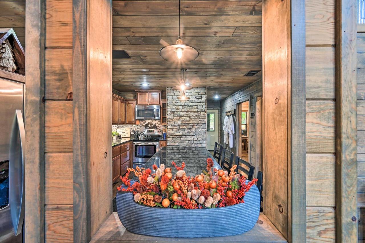 Luxe Broken Bow Cabin With Tesla Charging Station Stephens Gap Exterior foto