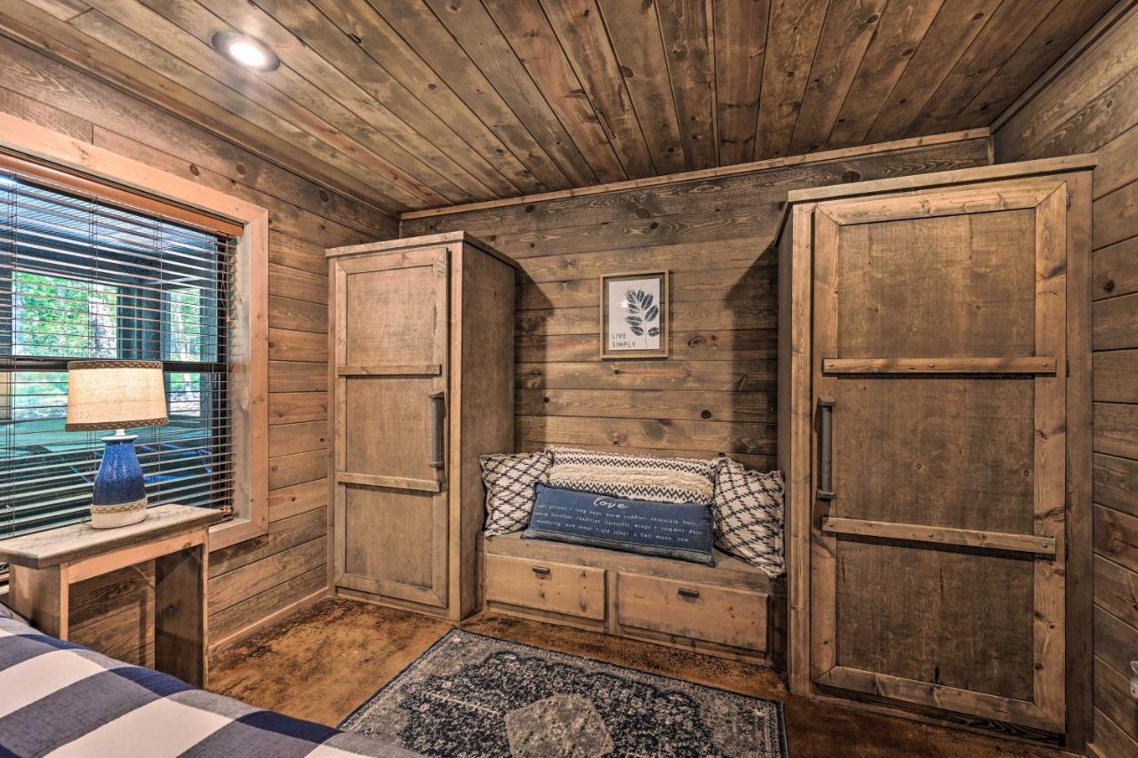 Luxe Broken Bow Cabin With Tesla Charging Station Stephens Gap Exterior foto