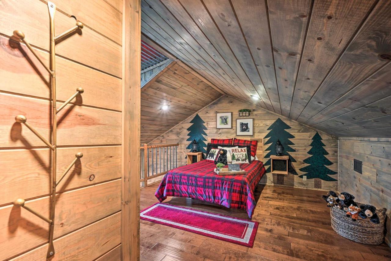 Luxe Broken Bow Cabin With Tesla Charging Station Stephens Gap Exterior foto